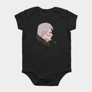 Jacques Derrida - French Philosophy Meme Baby Bodysuit